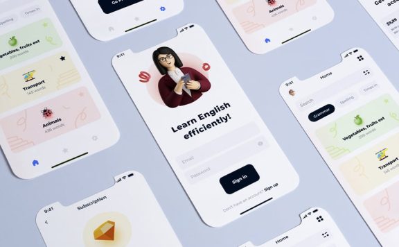 iPhone UI模型样机 (PSD)