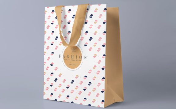 购物袋模型样机 (PSD)