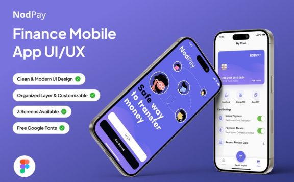 金融移动应用APP UI KIT (FIG)