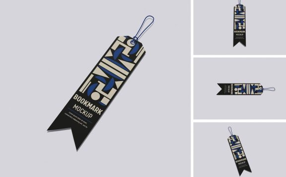 书签模型样机 (PSD,PDF)