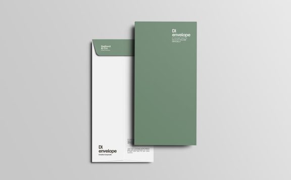 DL信封模型样机 (PSD,PDF)