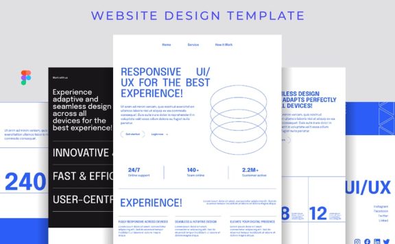 数据展示网站模板 (FIG)