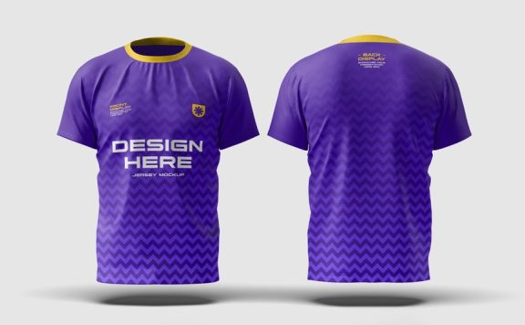 泽西球服模型样机 (PSD,PDF)
