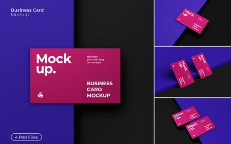 名片模型样机 (PSD,JPG)