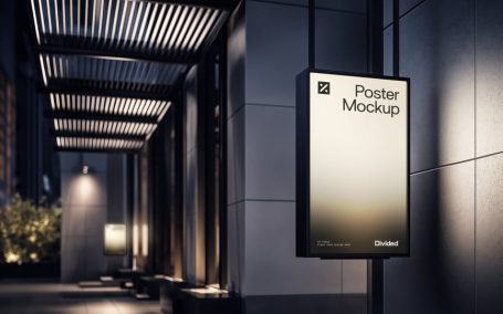 海报模型样机 (PSD)
