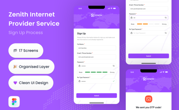 提供商 – 注册 APP UI KIT (FIG)