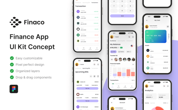 金融应用APP UI KIT (FIG)