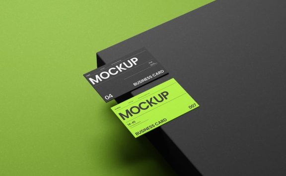 现代名片模型样机 (PSD)