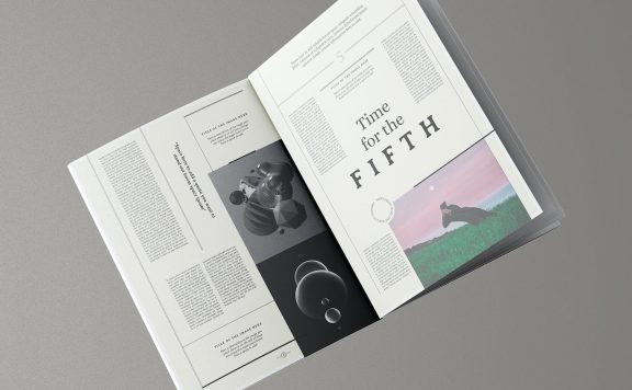 优雅的多用途A3杂志画册模板 (INDD)