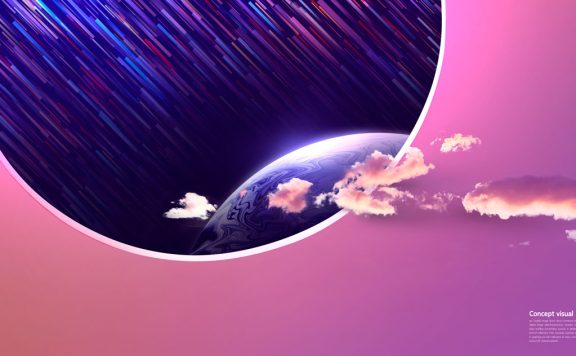 星球星辰空间概念视觉海报设计模板 (psd)