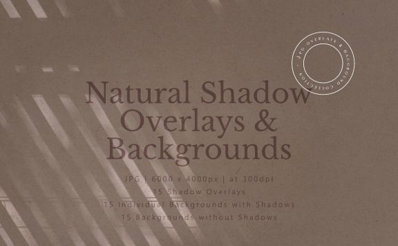 自然阴影叠层和背景素材 (jpg)