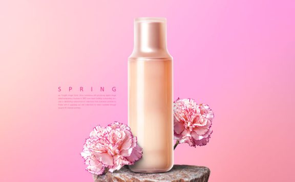 护肤品产品展示海报设计素材 (psd)