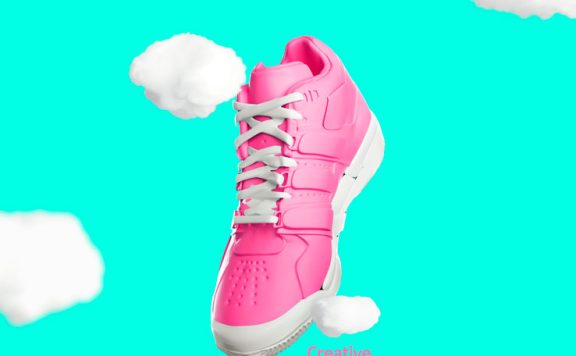 运动鞋品牌推广创意视觉海报设计韩国素材 (psd)