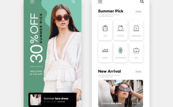 电商App产品销售页面设计模板 (psd)