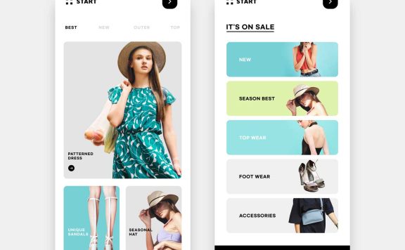 电商App产品页面设计模板 (psd)