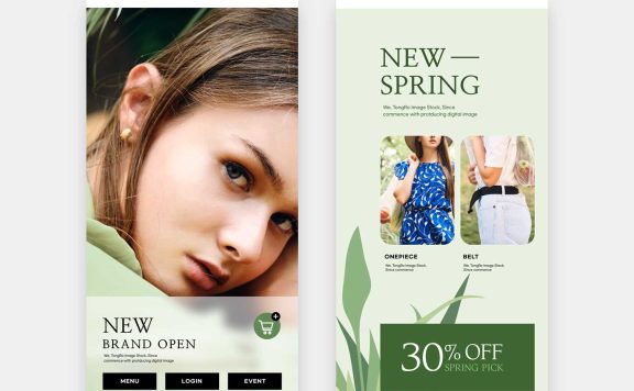 App折扣活动页面设计模板 (psd)