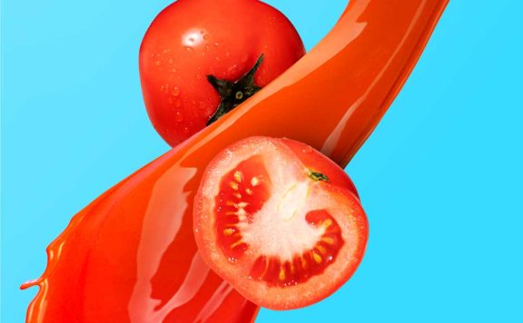 番茄蔬果广告海报设计模板 (psd)