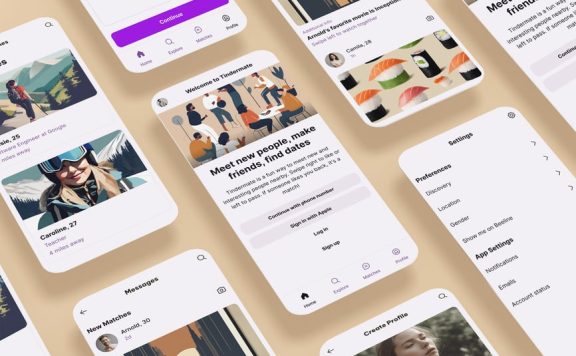 日期、关系、社交沟通和约会应用APP UI KIT (FIG,PSD,SKETCH,SVG,XD)