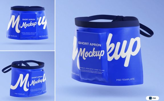 短围裙模型样机 (PSD)