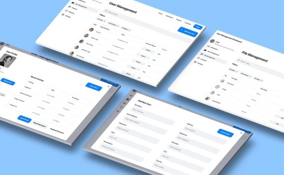 用户管理和管理 CMS 应用APP UI KIT (FIG,SKETCH,PSD,XD,SVG)