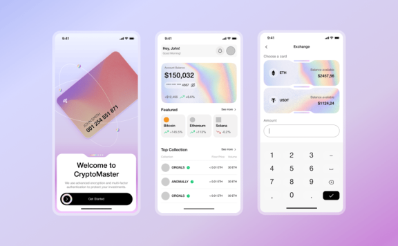 加密货币交易应用APP UI KIT (FIG)