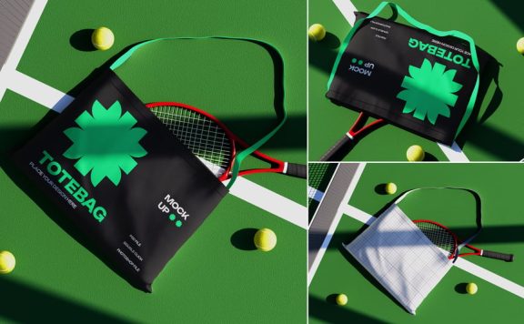 手提袋模型样机 (PSD)