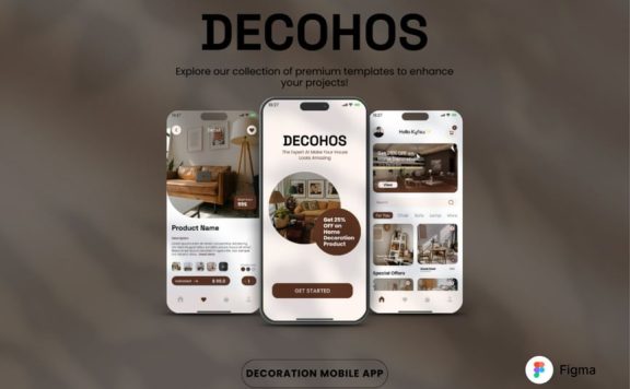 装饰移动应用APP UI KIT (FIG)