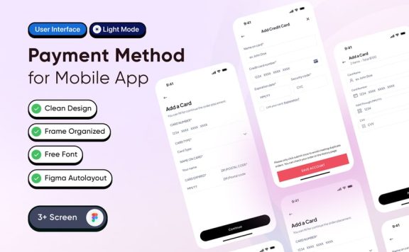 移动支付应用APP UI KIT (FIG)