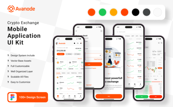 加密移动 UI 套件APP UI KIT (FIG)