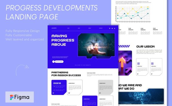 业务发展网页模板 (FIG)