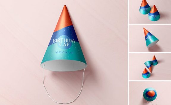 生日帽子模型样机 (PSD)