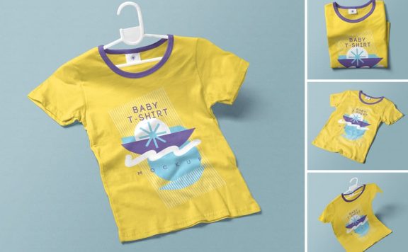 T恤模型样机 (PSD)