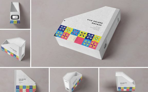 杂志文件框模型样机 (PSD)