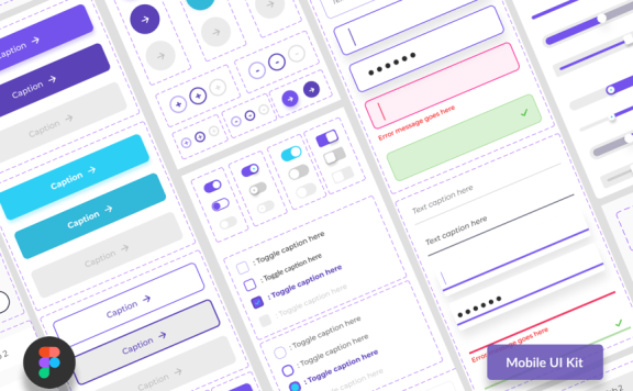 基本移动UI元件套件APP UI组件 (FIG)