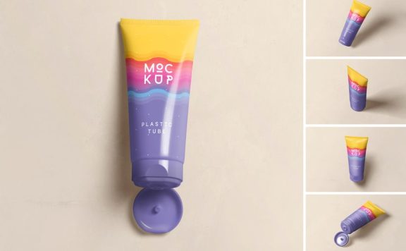 护肤品管模型样机 (PSD)