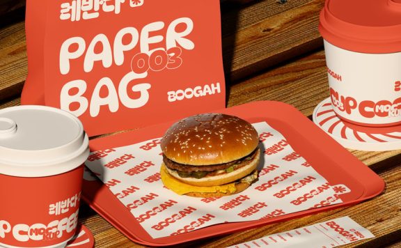 咖啡馆品牌模型样机 (PSD)