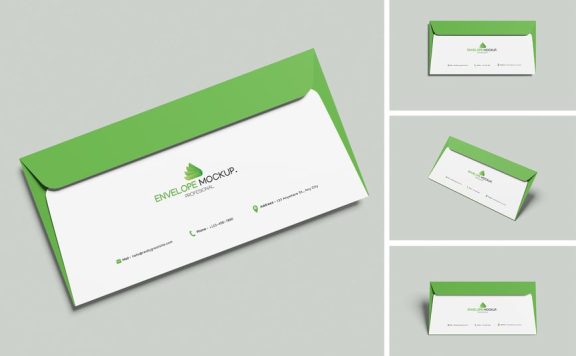 信封模型样机 (PSD,PDF)