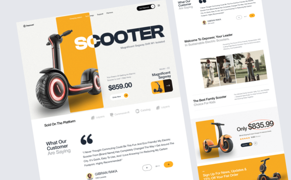 滑板车电商网站 (FIG)