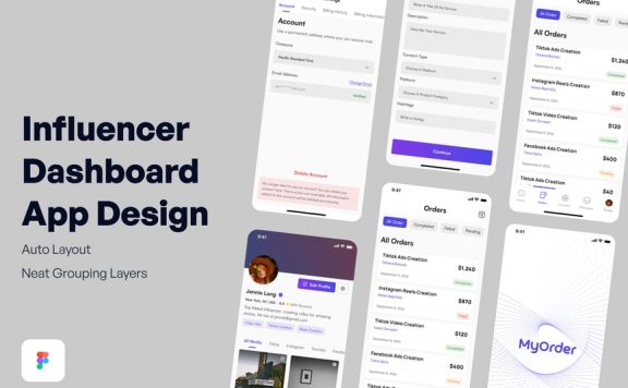 仪表板应用APP UI KIT (FIG)