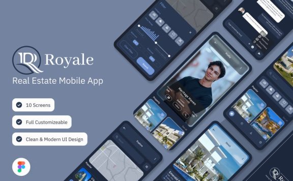 房地产移动应用 App UI Kit (FIG)
