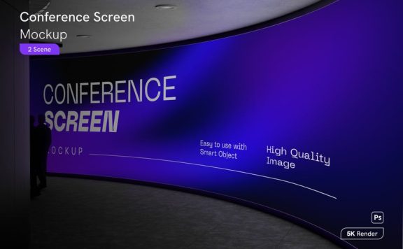 会议屏幕模型样机 (PSD)