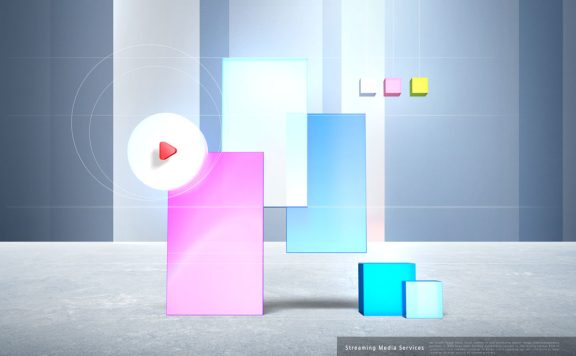 娱乐生活流媒体服务海报设计模板 (psd)