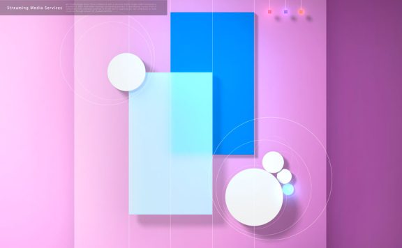 创意流媒体服务推广海报设计模板 (psd)