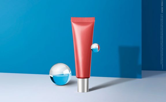 补水护肤品电商海报设计模板 (psd)