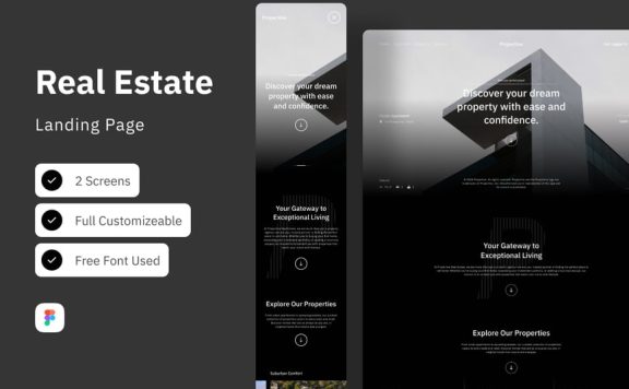 房地产着陆页面 (FIG)