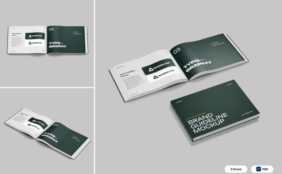 品牌指南模型样机 (PSD)
