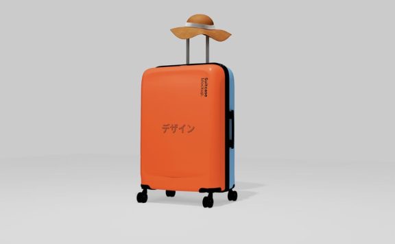 手提箱模型样机 (PSD)