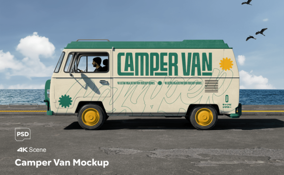 露营者货车模型样机 (PSD)