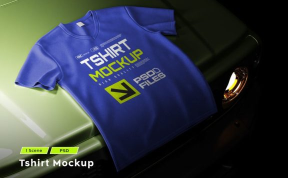 T恤模型样机 (PSD)