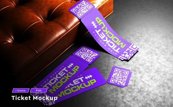 门票模型样机 (PSD)